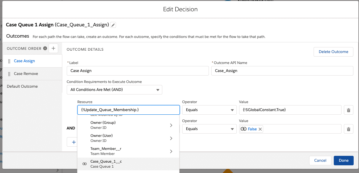 case assignment to queue salesforce