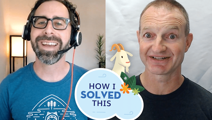 Image of Marc Baizman and Stephen Brown for our "How I Solved This" blog post and video.