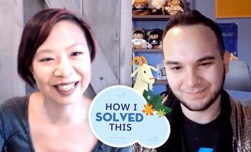 Jen Lee and Zach Banks in "How I Solved This" video.