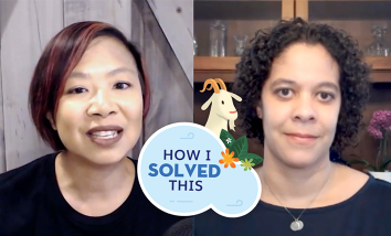 Jen Lee and Mary Tagler in a new episode of "How I Solved This."