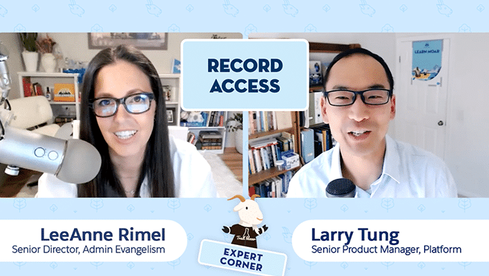 Larry Tung and LeeAnne Rimel in a new episode of "Expert Corner" focused on record access.