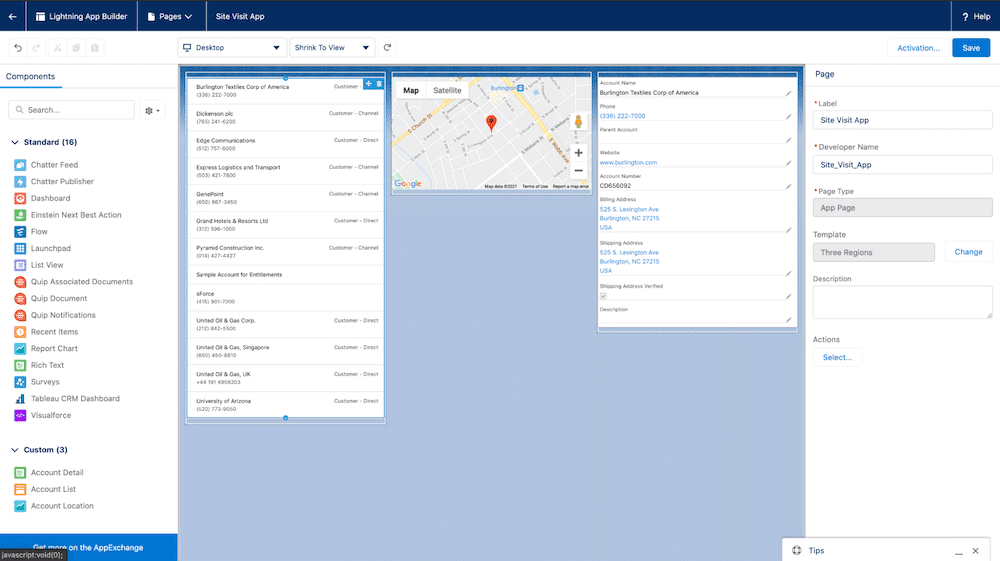 Dynamic Interactions in Lightning App Builder.