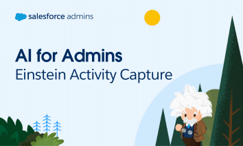 AI for Admins blog series post on Einstein Activity Capture.