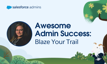 Michelle Hansen's blog post "Awesome Admin Success: Blaze Your Trail."