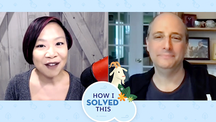 Jennifer Lee and Michael Kolodner in a new episode of "How I Solved This."