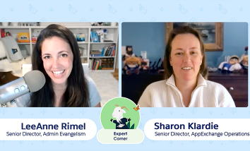 LeeAnne Rimel and Sharon Klardie in a new episode of "Expert Corner."