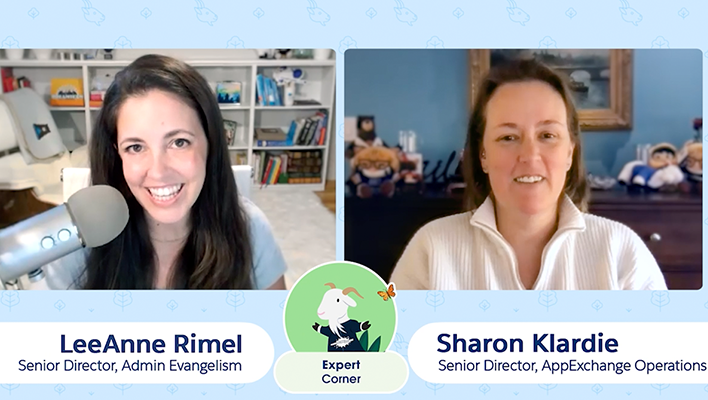 LeeAnne Rimel and Sharon Klardie in a new episode of "Expert Corner."