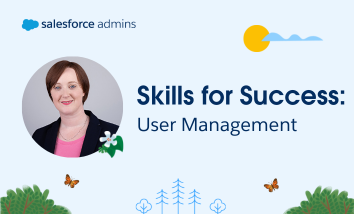 Headshot of Emma Keeling next to text that says "Skills for Success: User Management."