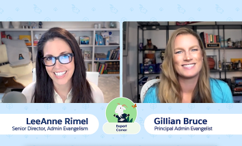 LeeAnne Rimel and Gillian Bruce in a new episode of Expert Corner.