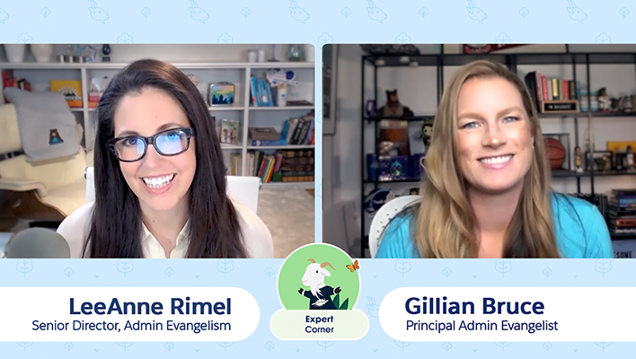 LeeAnne Rimel and Gillian Bruce in a new episode of Expert Corner.