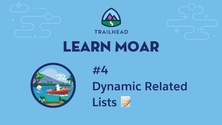 Cloudy towing Einstein on water skiis next to text that says "Learn Moar: #4 Dynamic Related Lists."