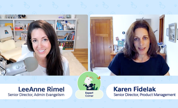 Karen Fidelak and LeeAnne Rimel in a new episode of "Expert Corner."