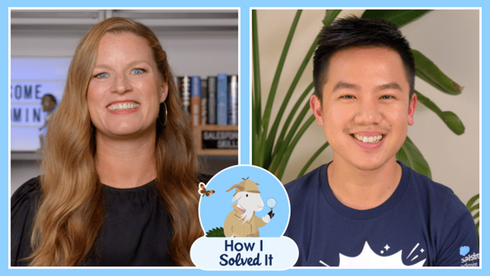 Gillian Bruce and Tony Nguyen in a new episode of "How I Solved It."