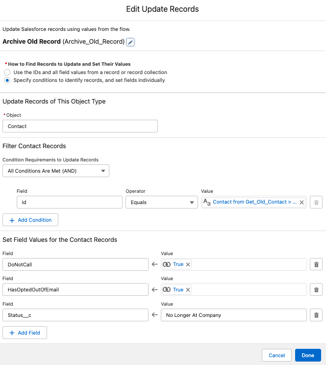 Archive Maid Worker Application Form to Salesforce