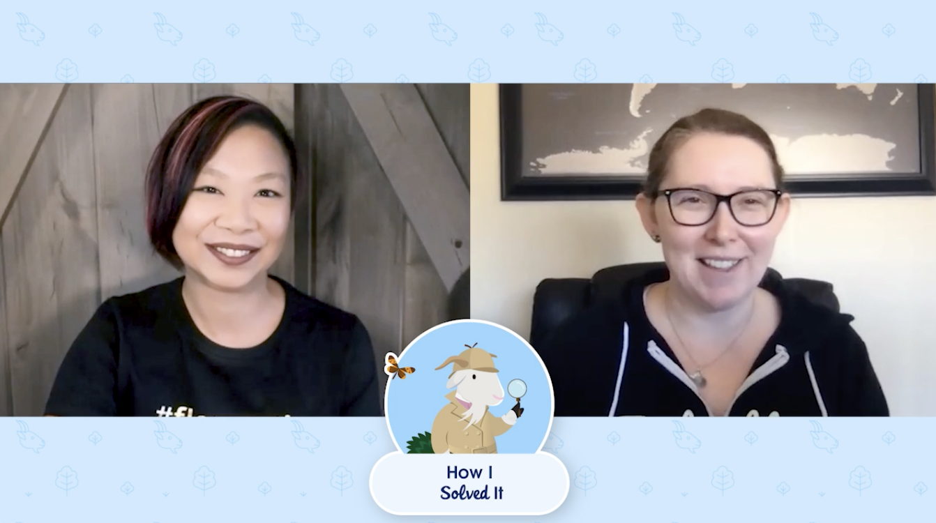 Jennifer Lee and Stacy O'Leary in a new episode of "How I Solved It"