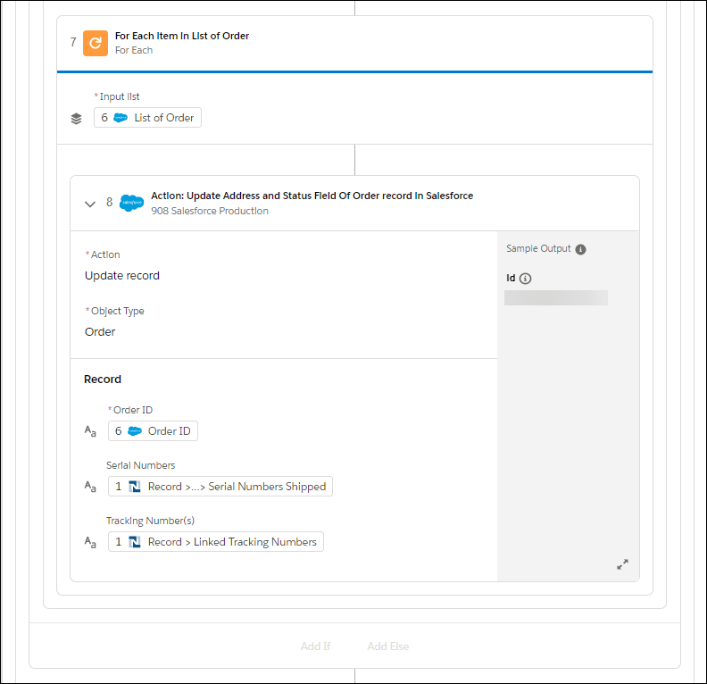 Node block within MuleSoft Composer Flow