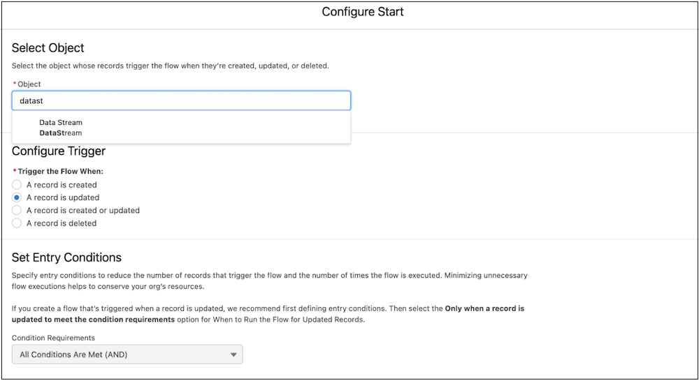 Configure the Record-Triggered Flow.