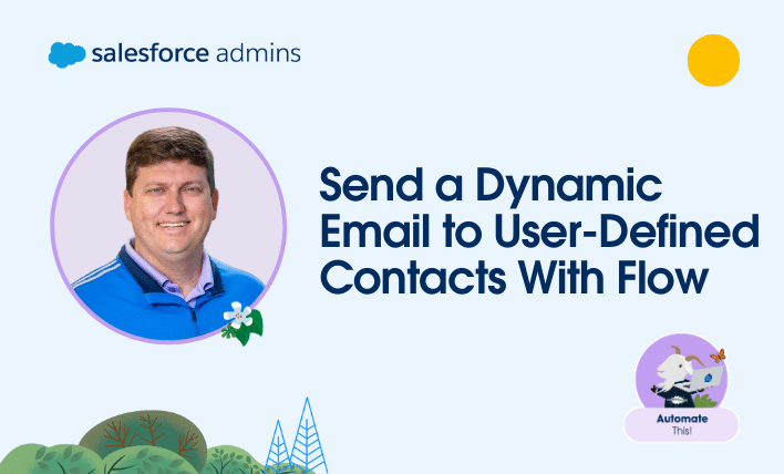 Send a dynamic email to user-defined contacts with flow