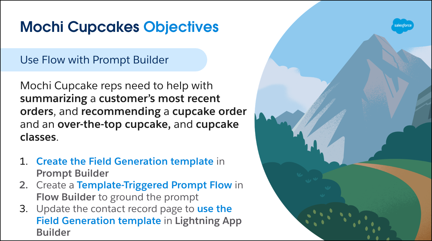 The Mochi Cupcakes objectives and solution.