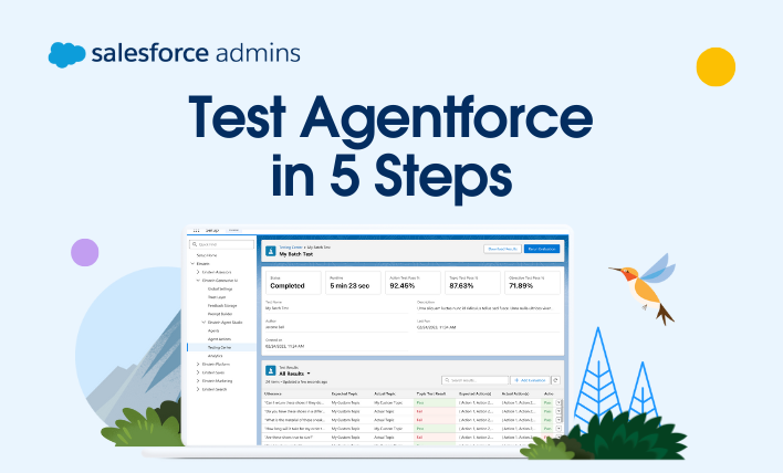 Test Agentforce in 5 steps