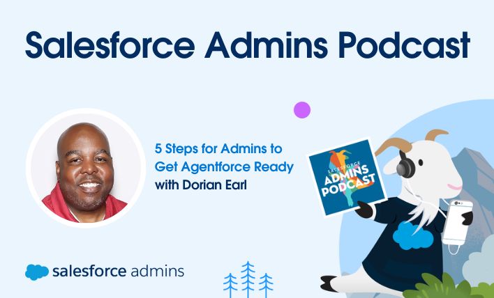 The Salesforce Admins Podcast with Dorian Earl.