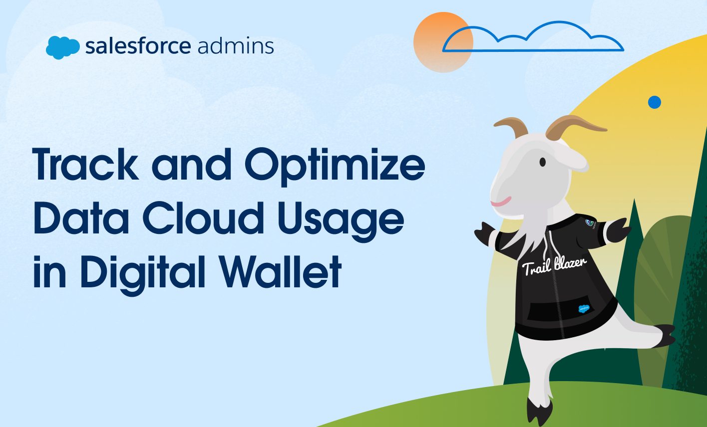 Track and optimize Data Cloud usage in Digital Wallet
