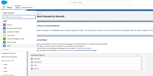 Adding objects in Salesforce channels setup