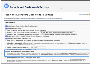 Enable ‘Show record previews on Lightning Reports (Beta) on the Reports and Dashboards Settings page