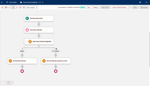 Decision element enhancements in Flow Builder.