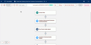 One click to view version changes in flow elements in Flow Builder.