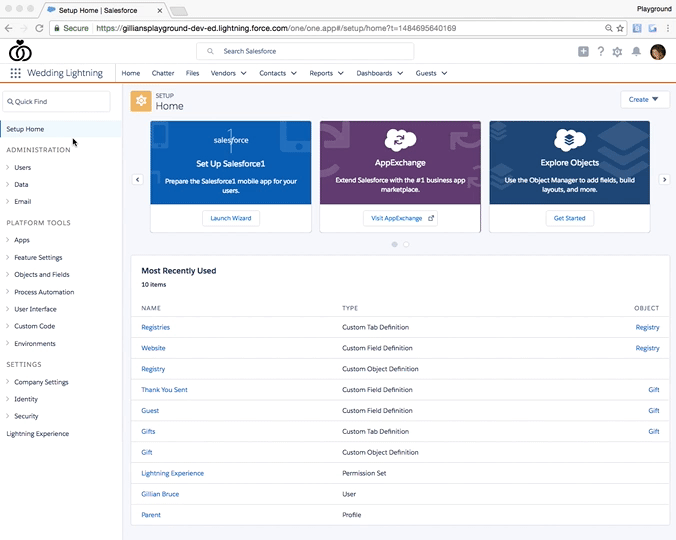 give users permission to lightning app builder salesforce