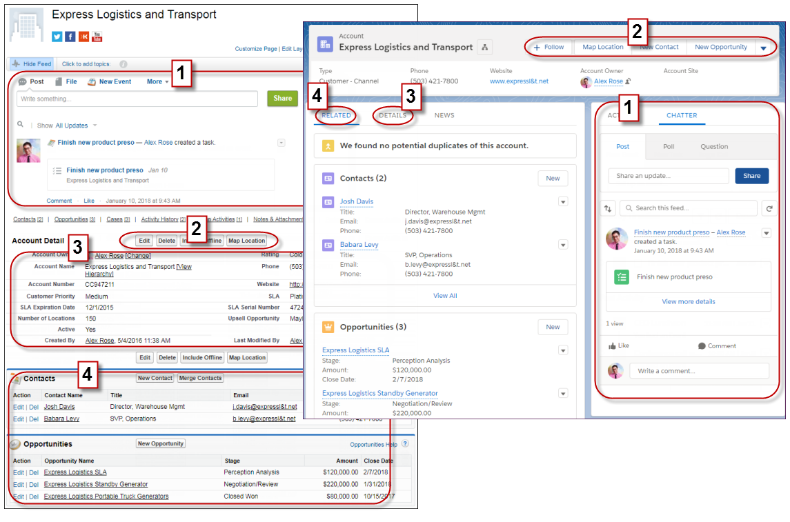 lightning page assignment metadata